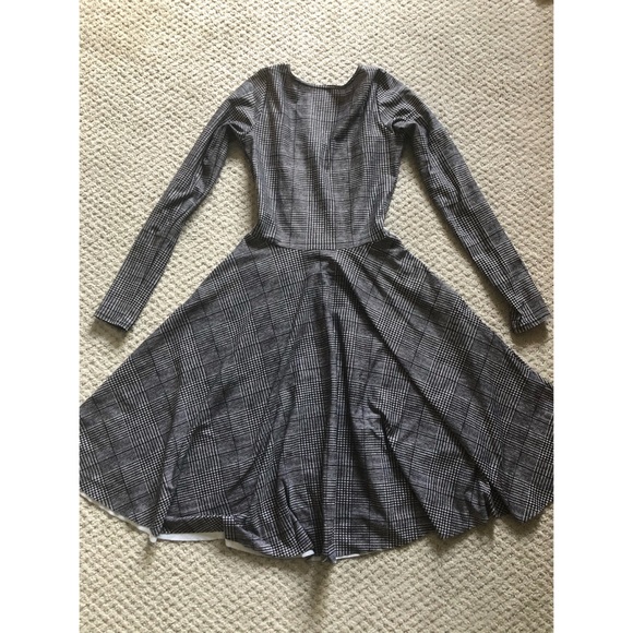 Blackmilk Tweed Mono Squared Up Longline Dress - Picture 3 of 4